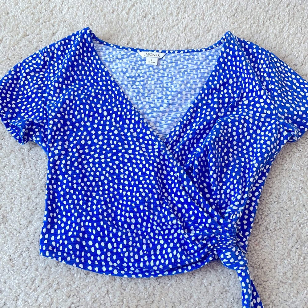 Blue Dotted Shirt